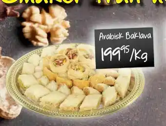 Matvärlden Tensta Arabisk Baklava erbjuda