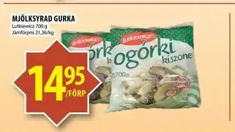Matvärlden Tensta Mjölksyrad gurka erbjuda