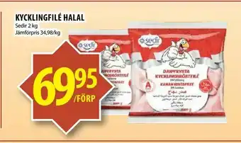 Matvärlden Tensta Kycklingfilé halal erbjuda