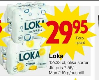 Matöppet Loka erbjuda