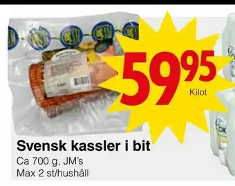 Svensk kassler i bit