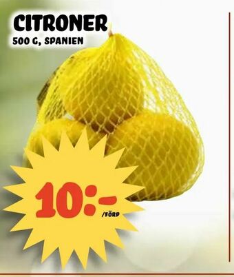 Nelins Citroner erbjuda