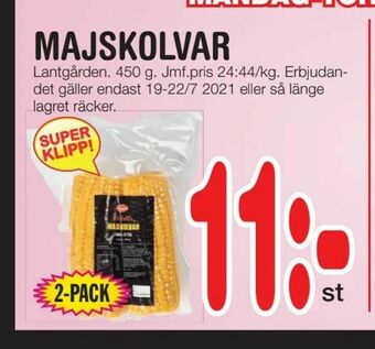 Nya Pulsen Majskolvar erbjuda