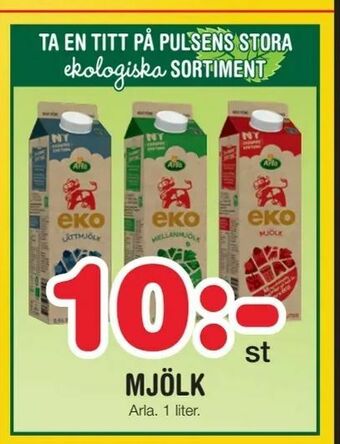Nya Pulsen MJÖLK erbjuda