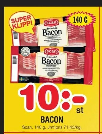 Nya Pulsen Bacon erbjuda