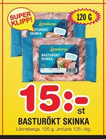 Nya Pulsen Basturökt skinka erbjuda
