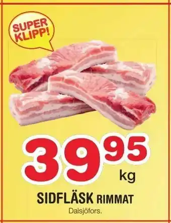 Nya Pulsen Sidfläsk rimmat erbjuda
