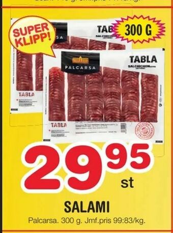Nya Pulsen Salami erbjuda