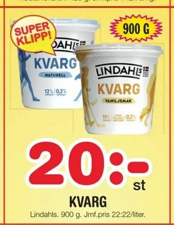 Nya Pulsen Kvarg erbjuda