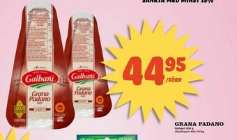 Nya Pulsen Grana padano erbjuda
