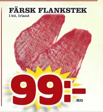 Nya Pulsen Färsk flankstek erbjuda