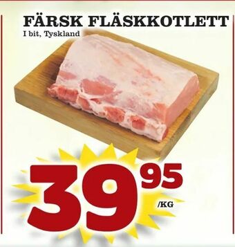 Nya Pulsen Färsk fläskkotlett erbjuda