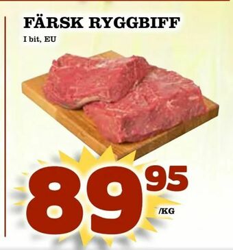 Nya Pulsen Färsk ryggbiff erbjuda