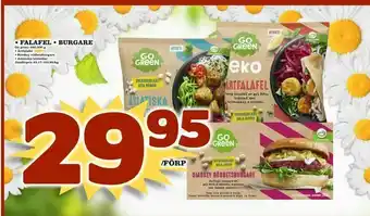 Nya Pulsen falafel • burgare erbjuda