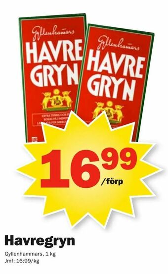 Pekås Havregryn erbjuda