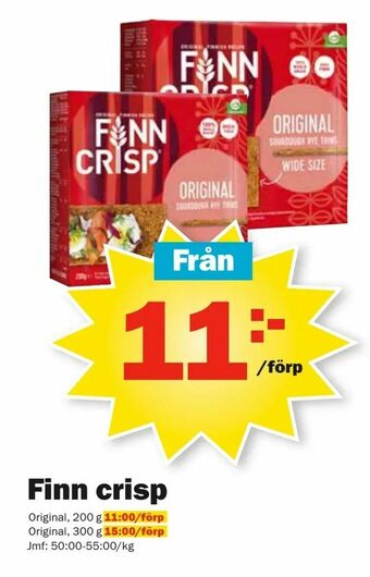 Pekås Finn crisp erbjuda