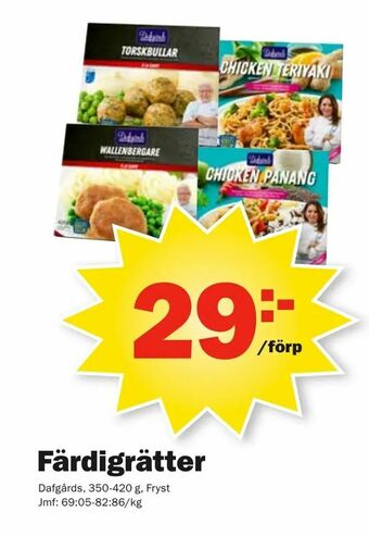 Pekås Färdigrätter erbjuda