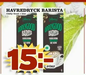 Prisma Mat Havredryck barista erbjuda