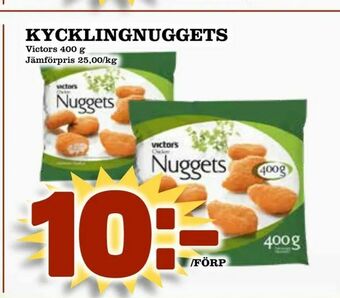 Prisma Mat Kycklingnuggets erbjuda
