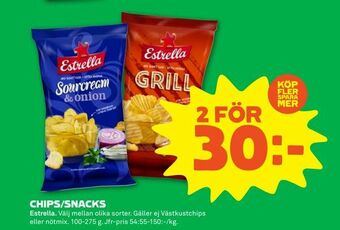 Stora Coop Chips/snacks erbjuda