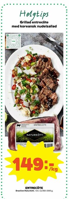 Stora Coop Entrecôte erbjuda