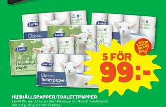 Stora Coop Hushållspapper/toalettpapper erbjuda