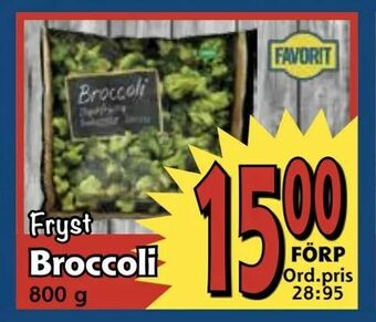 Supergrossen Broccoli erbjuda