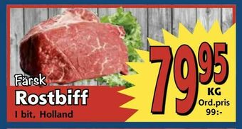 Supergrossen Rostbiff erbjuda