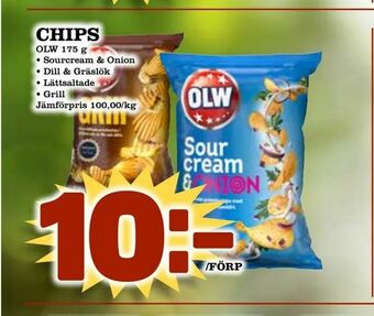 Supergrossen Chips erbjuda