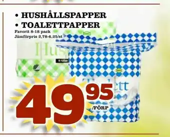 Supergrossen Hushållspapper • toalettpapper erbjuda