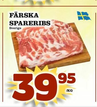Supergrossen Färska spareribs erbjuda