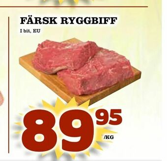 Supergrossen Färsk ryggbiff erbjuda