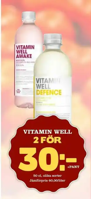 Supergrossen Vitamin well erbjuda