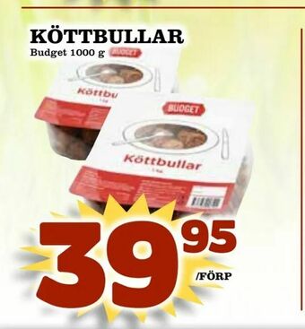 Supergrossen Köttbullar erbjuda