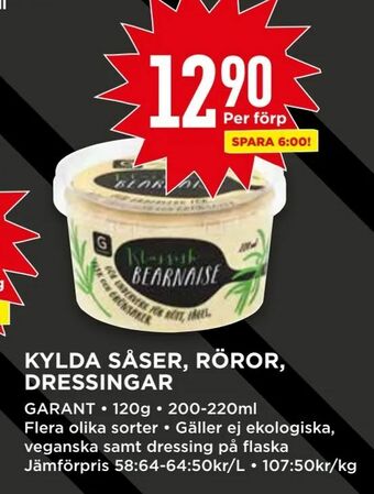 Willys Kylda såser, röror, dressingar erbjuda