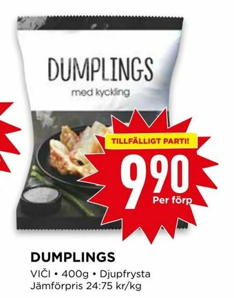 Willys Dumplings erbjuda