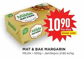 Willys Mat & bak margarin erbjuda