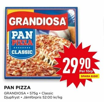 Willys Pan pizza erbjuda