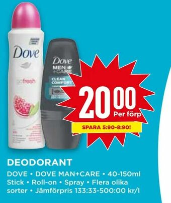 Willys Deodorant erbjuda