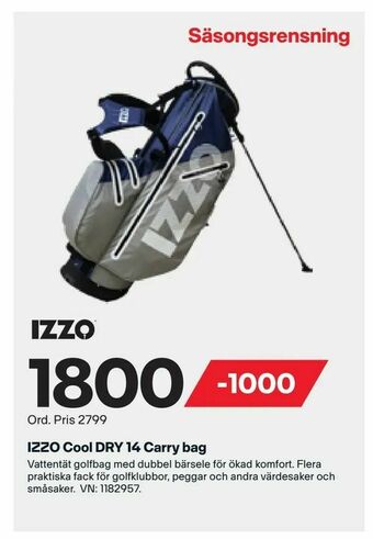 IZZO Cool DRY 14 Carry bag