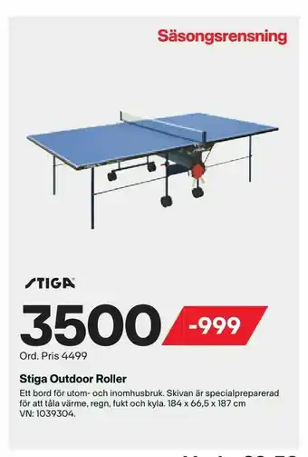 XXL Stiga Outdoor Roller erbjuda