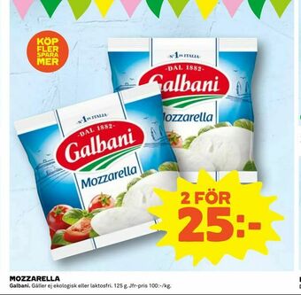 Coop Mozzarella erbjuda