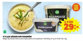 Coop Kylda såser/kryddsmör erbjuda
