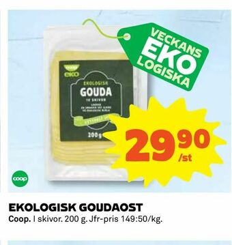 Coop Konsum Ekologisk goudaost erbjuda