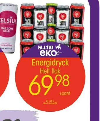 EKO Energidryck erbjuda