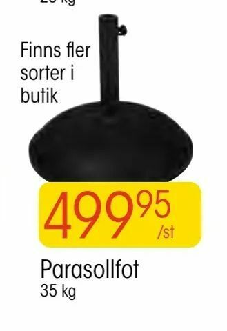 EKO Parasollfot erbjuda