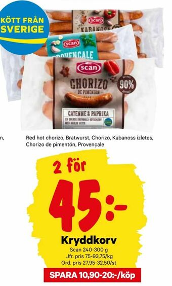 City Gross Kryddkorv erbjuda