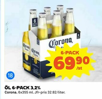 Coop Konsum Öl 6-pack 3,2% erbjuda