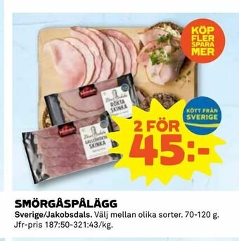 Coop Konsum Smörgåspålägg erbjuda