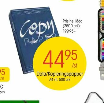 EKO Data/Kopieringspapper erbjuda